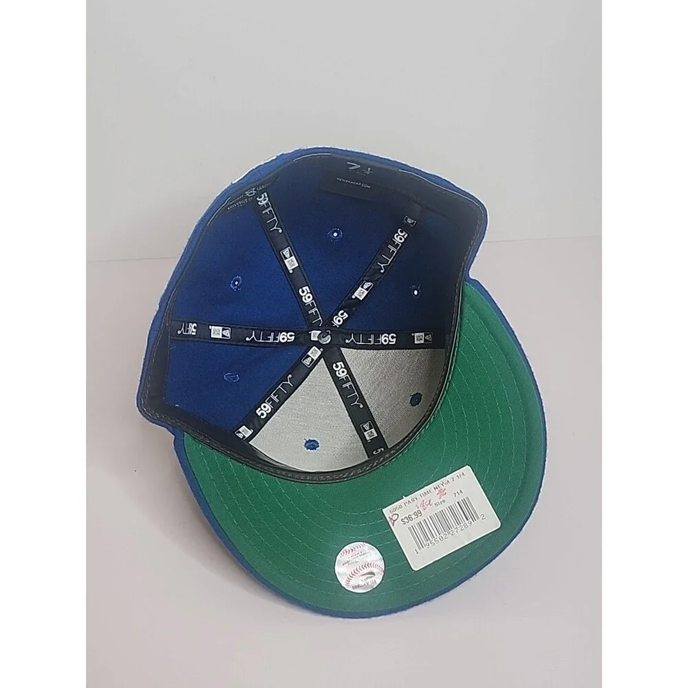 New York Mets New Era 59Fifty Classic Blue Fitted Hat Cap Size 7 1/4 New